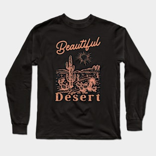 Van Life Camping Beautiful Life in the Desert Long Sleeve T-Shirt